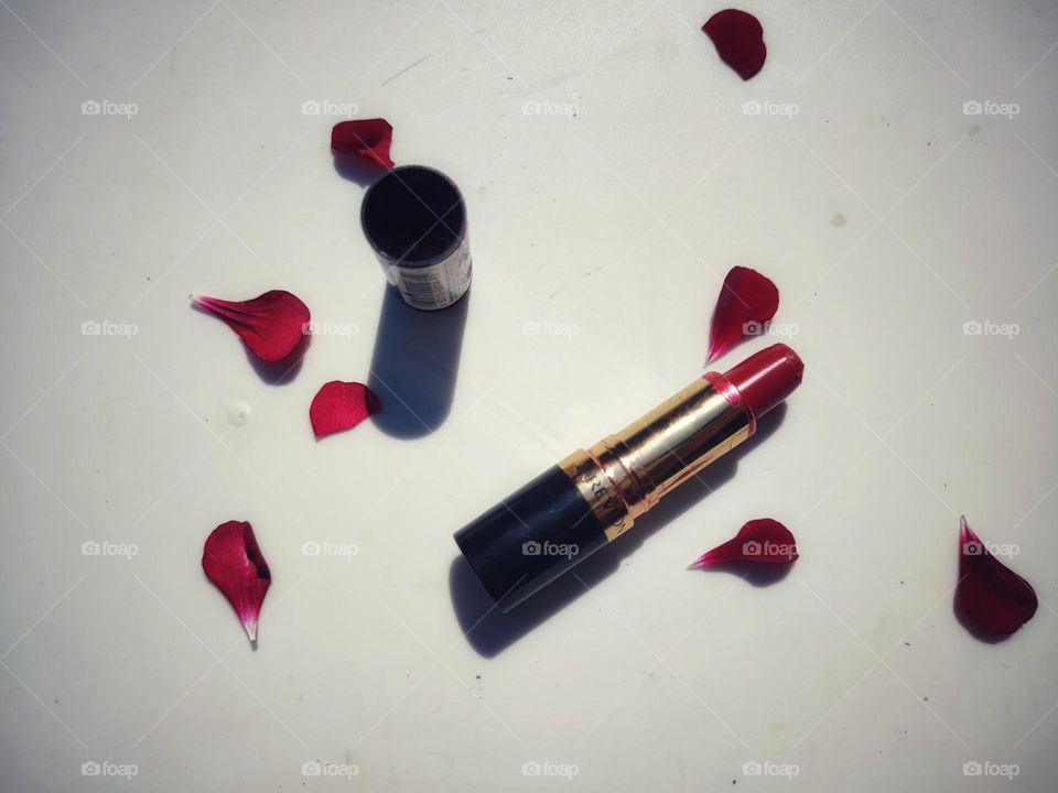 Red lipstick