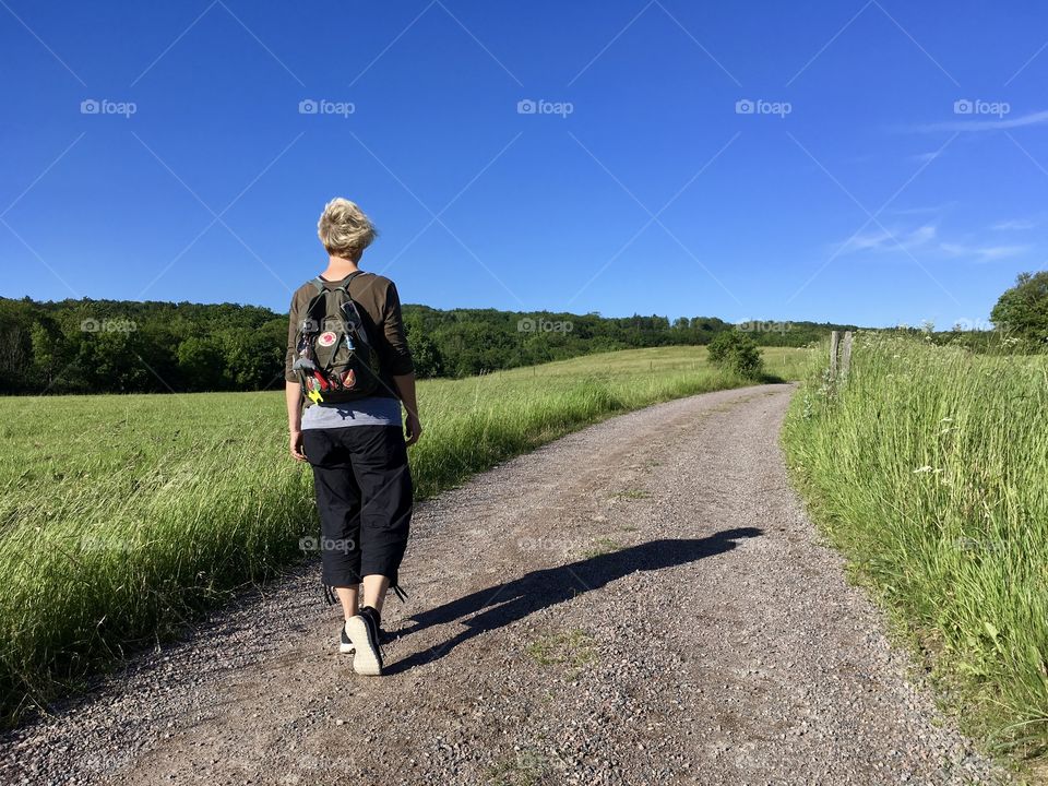 Walking in nature