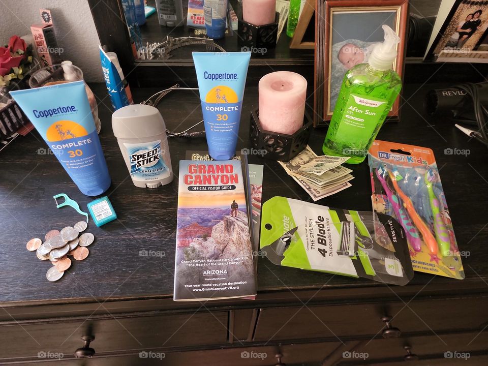 left over from visiting company