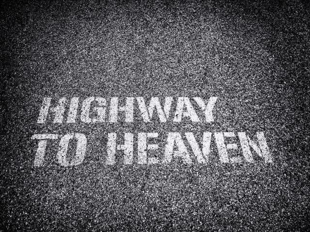 Text written on road