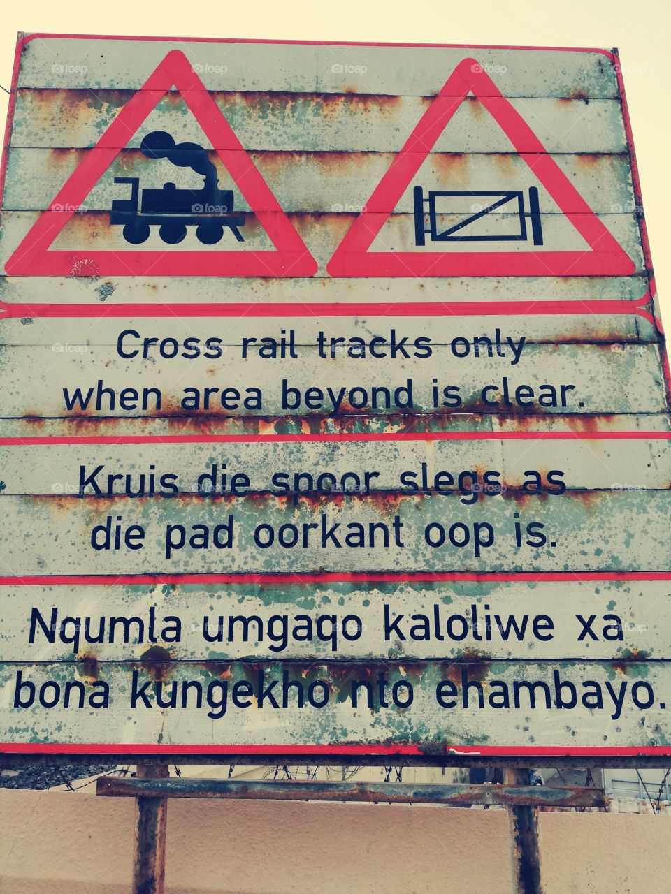 Cross Only When Clear