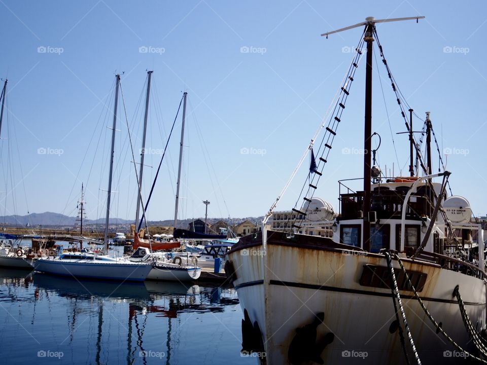 Port in Xania on Kreta