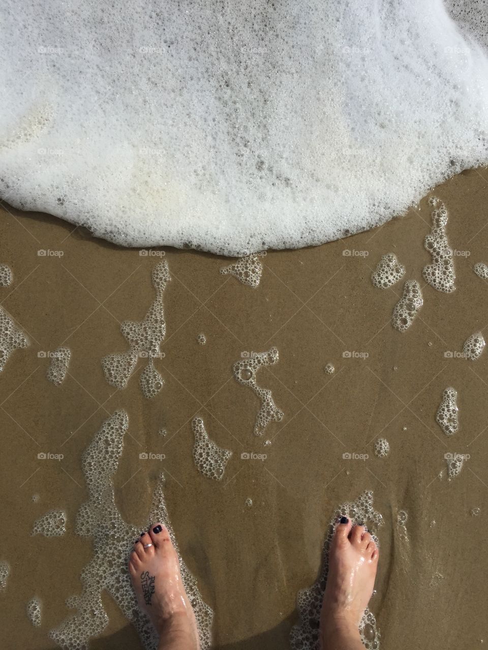 People, Wet, Beach, Sand, One
