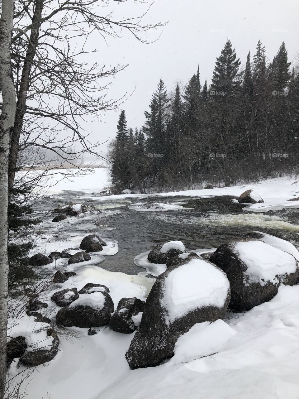 Winter rapids
