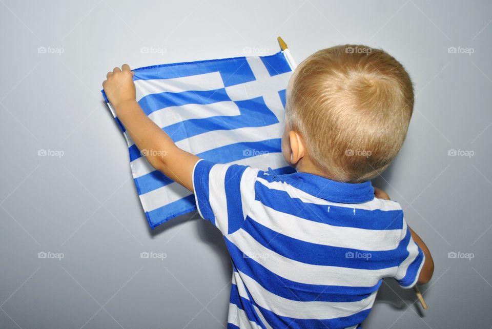 Greek flag colors