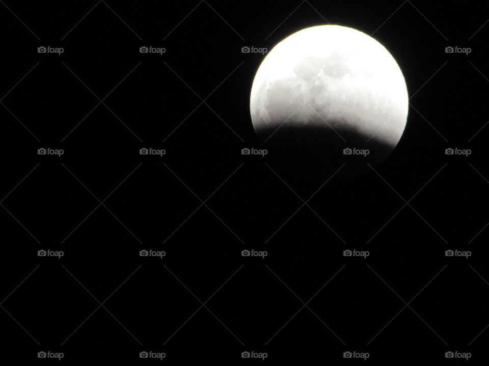 Partial lunar eclipse