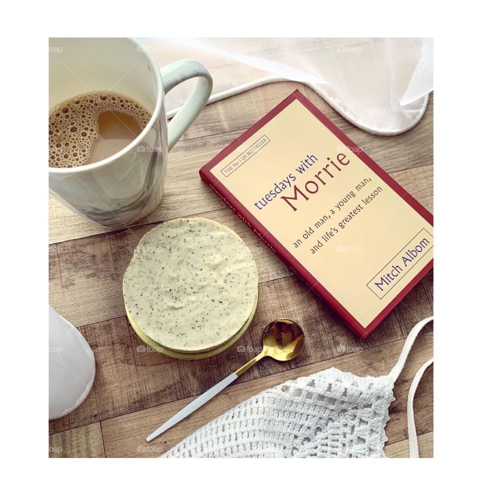 No baked mousse cheesecake in earl grey flavour for afternoon snack 