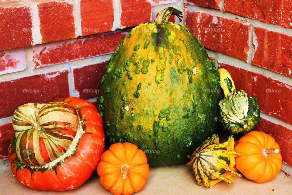 Porch Pumpkins