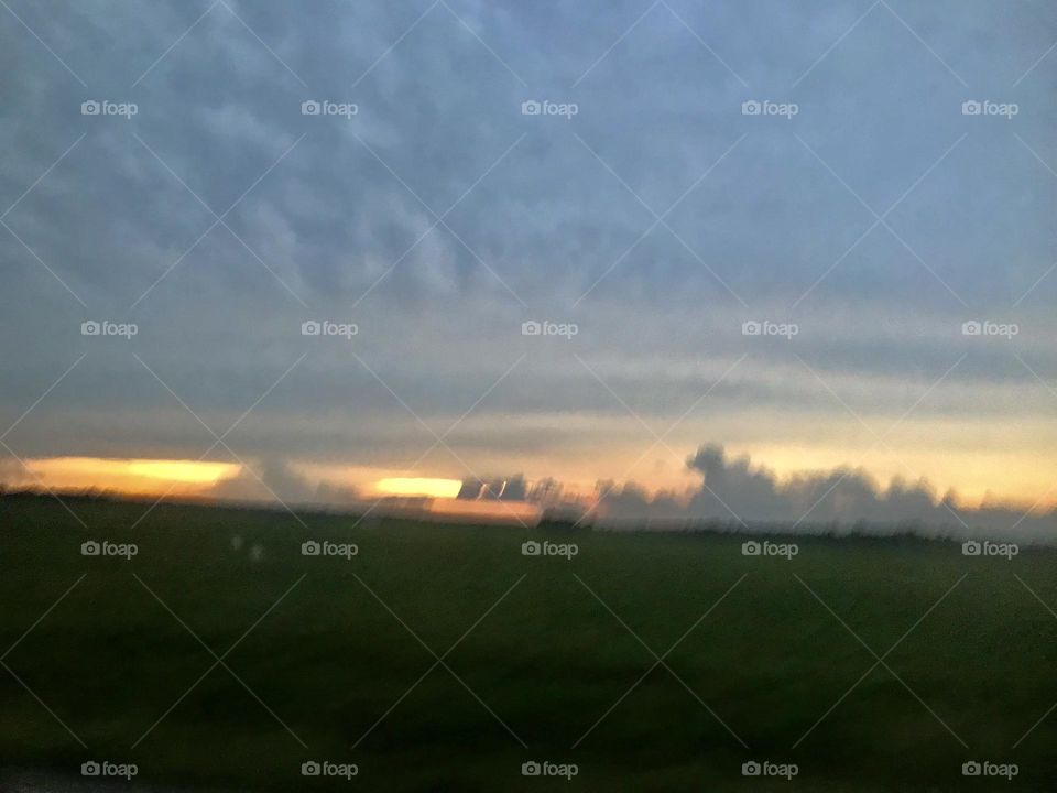 Beautiful country sunset 🌅