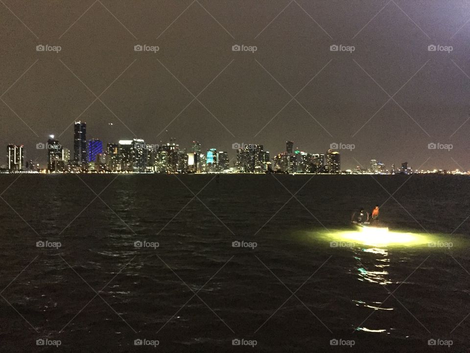 Night fishing Miami