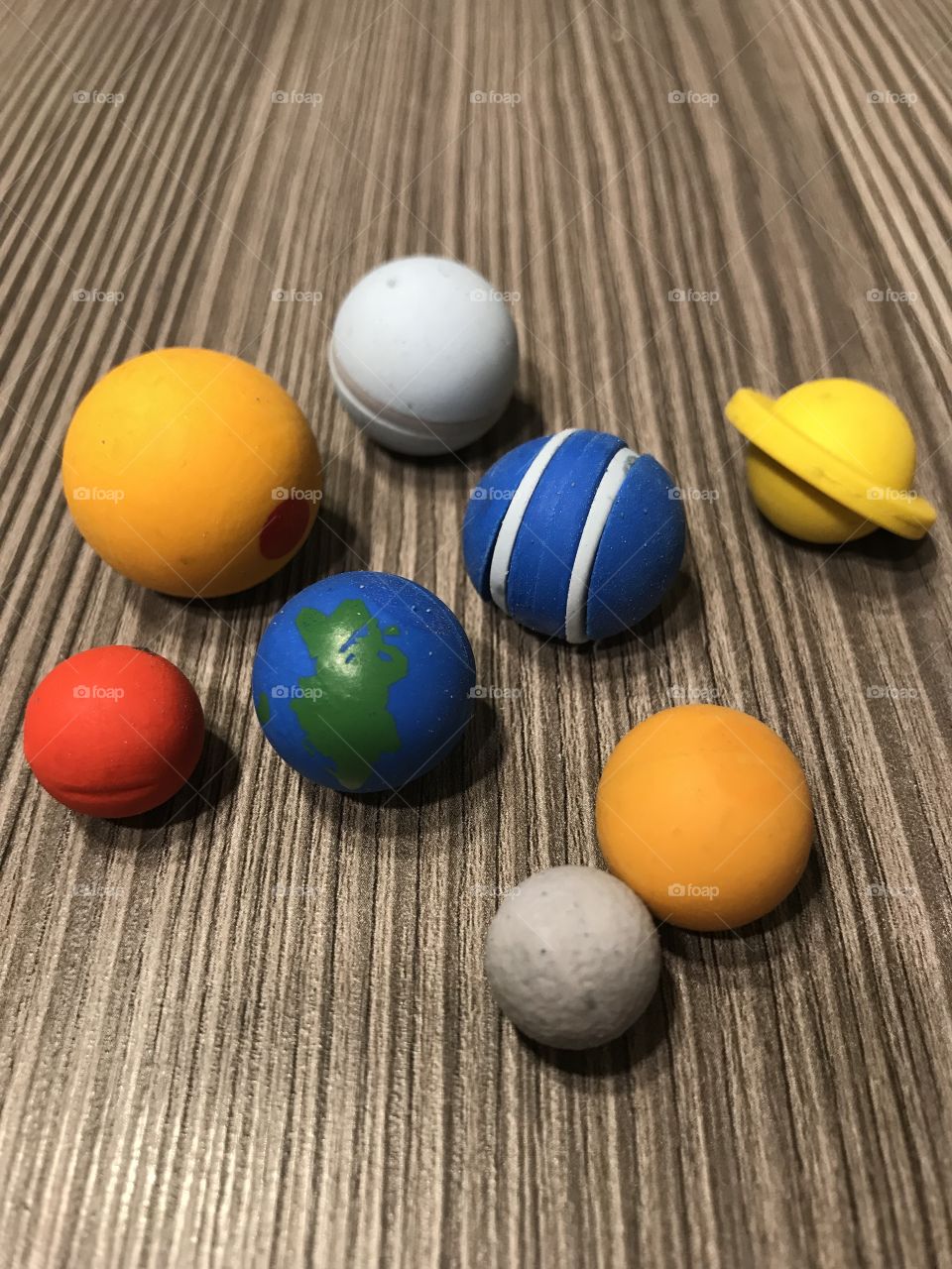 Planets rubber