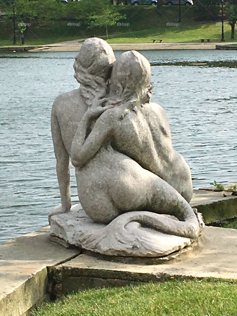 Sculpture, Statue, Travel, Water, Stone