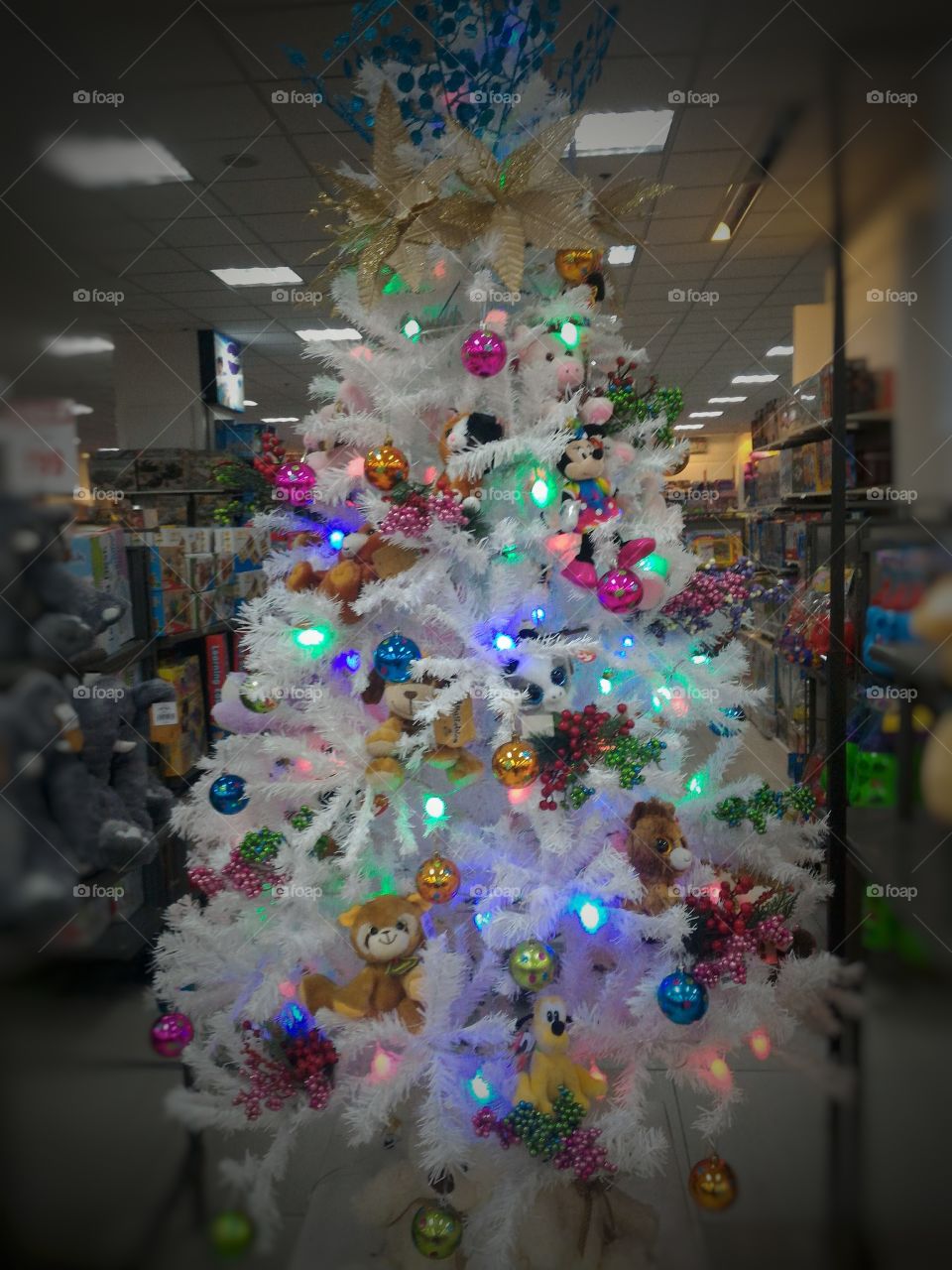 White Christmas Tree