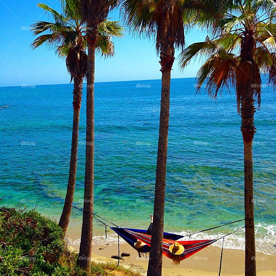 Hammocks, Hats and Dreams. Starting the morning off with this view is what summer is made of!