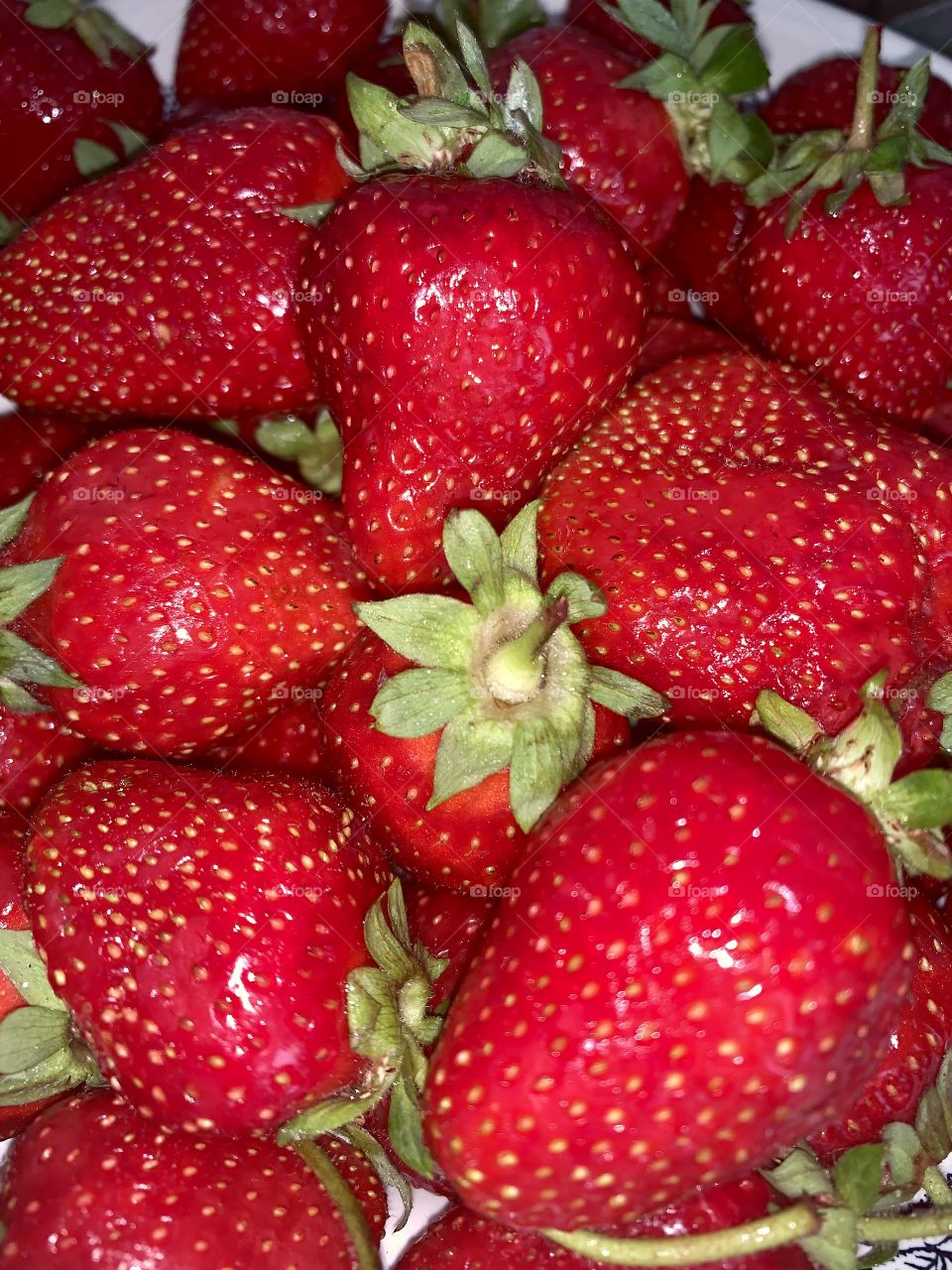 appetizing and healthy strawberries