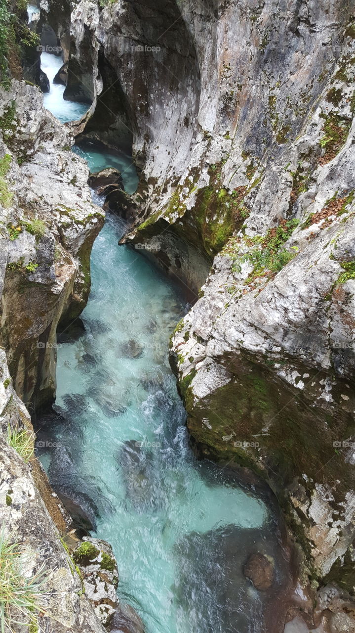 Soča river gorge