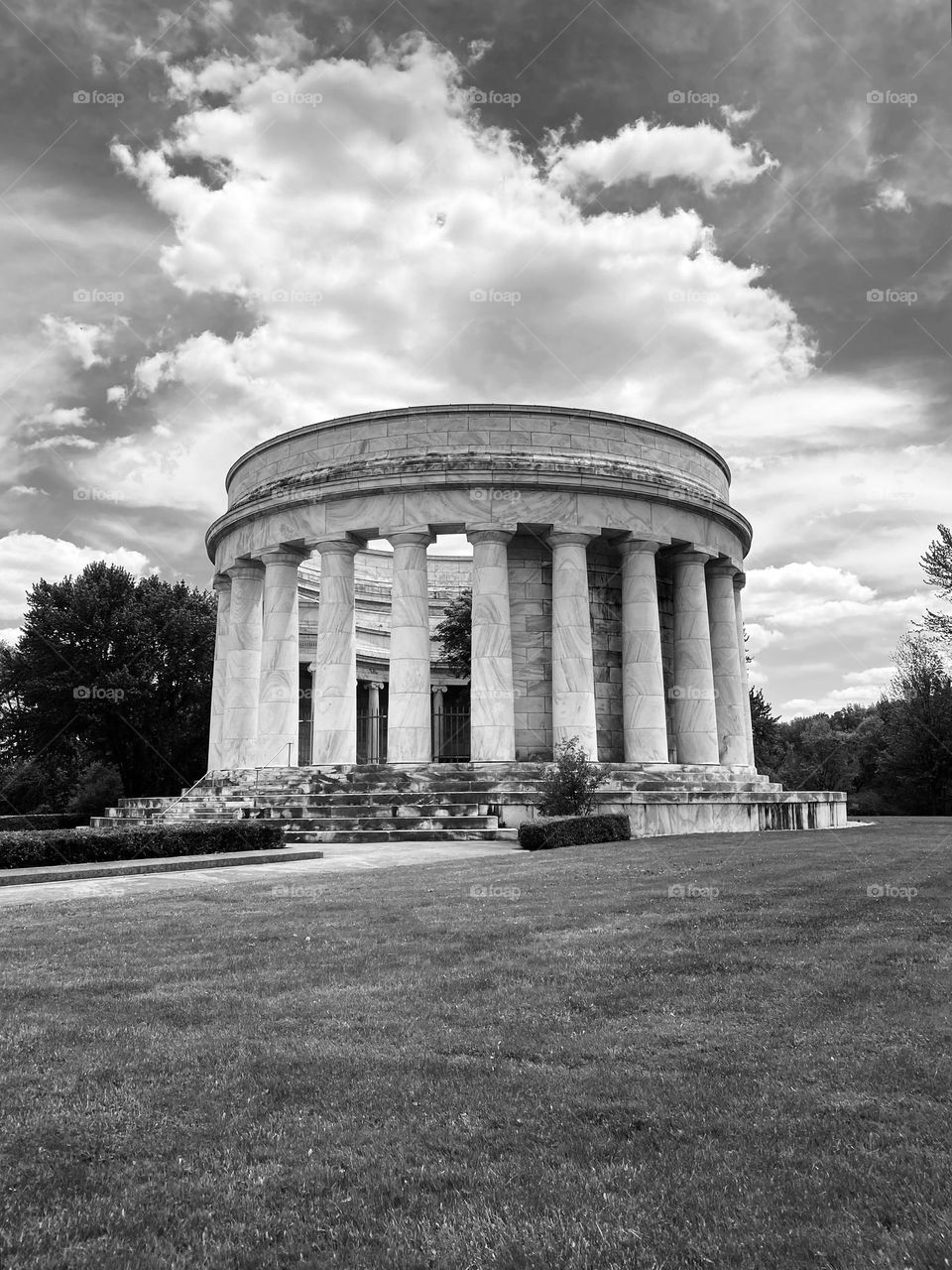 A view of President Warren G. Harding’s Tomb in Marion Ohio