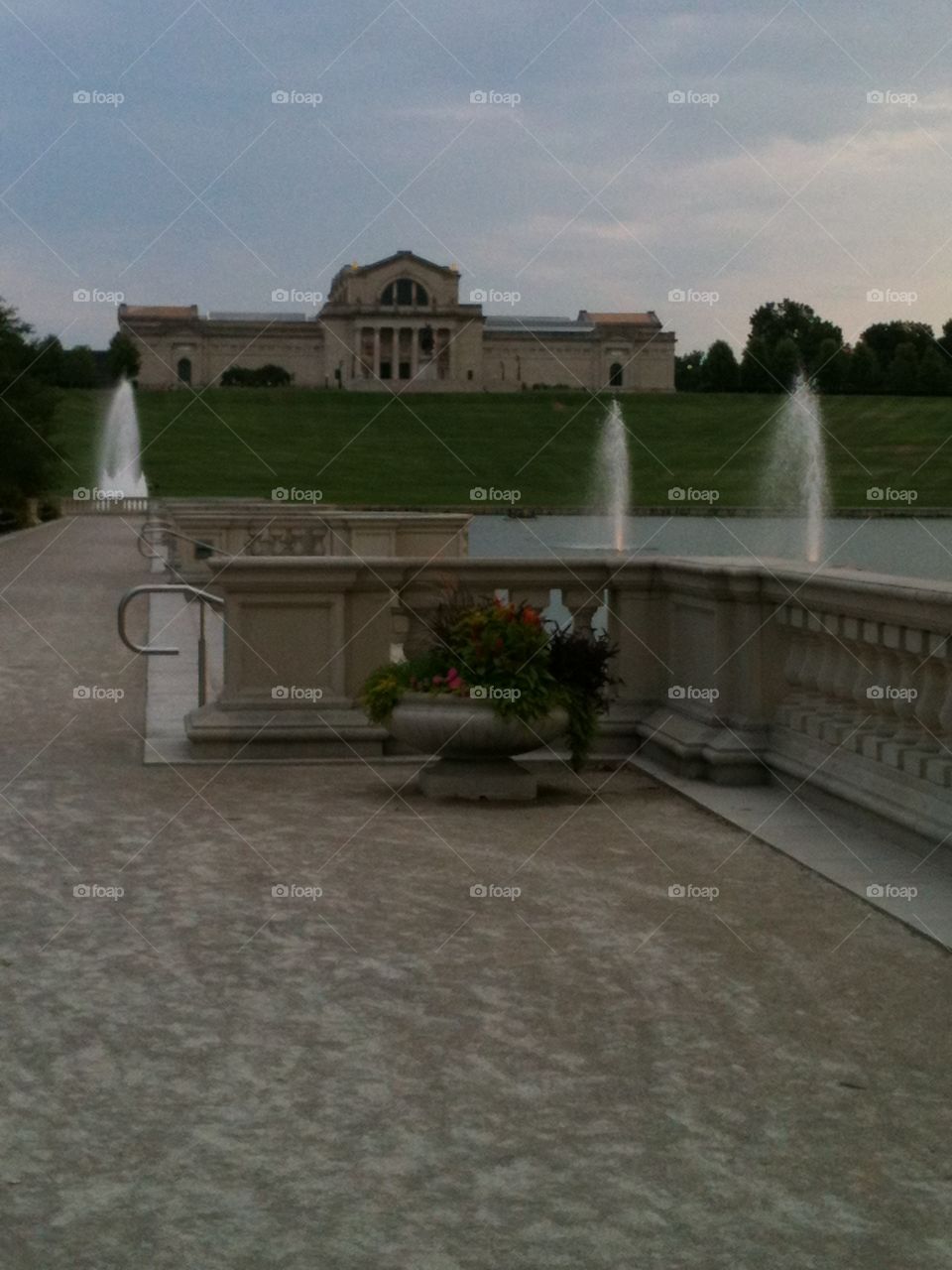 Art Museum as seen from the Grand Basin