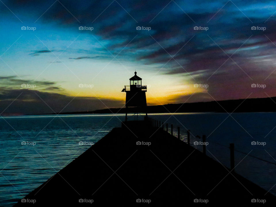 Lighthouse at twilight