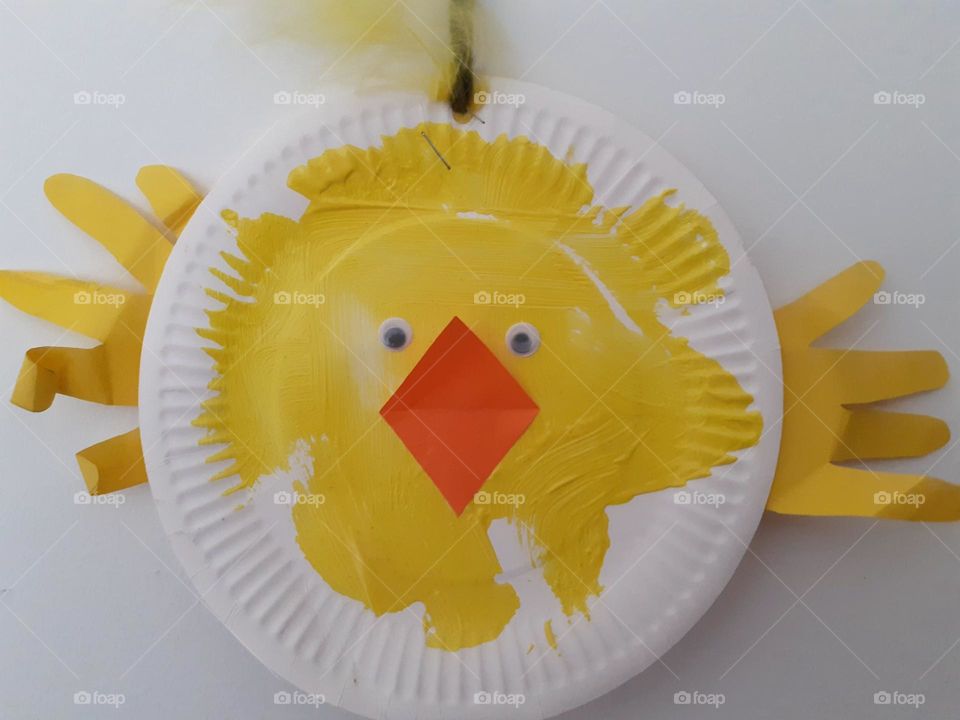 my grandson's Easter decoration