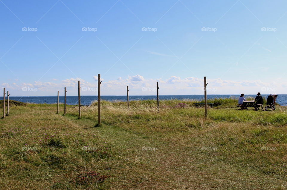 Landscape Mölle in Skåne Sweden.