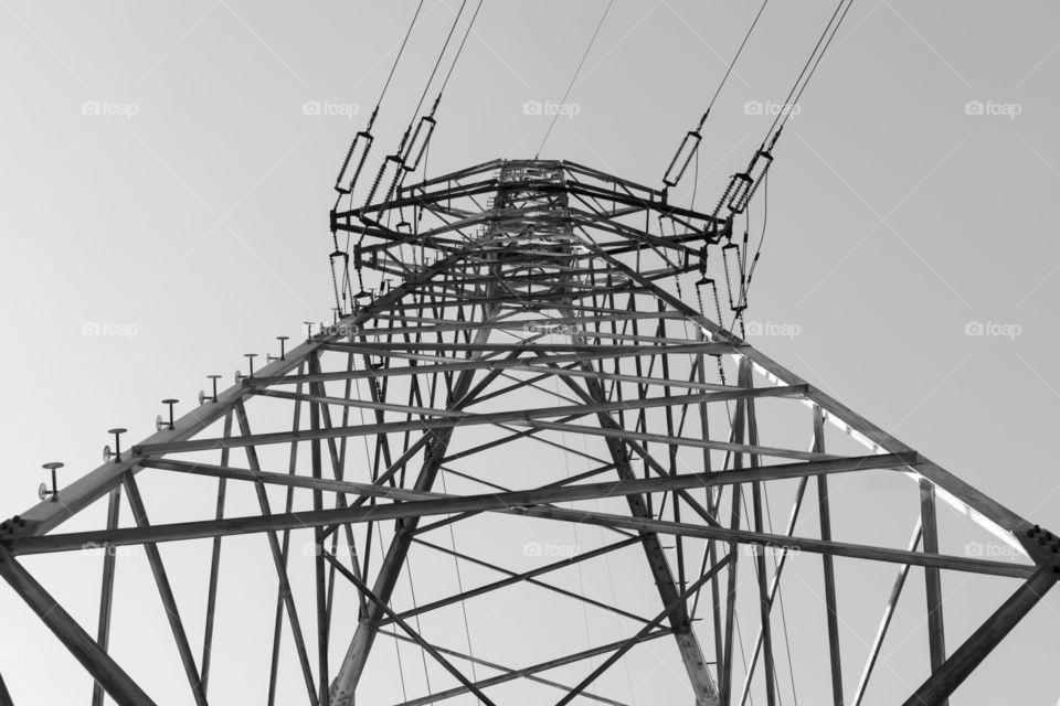 Electricity pylon. Slovakia