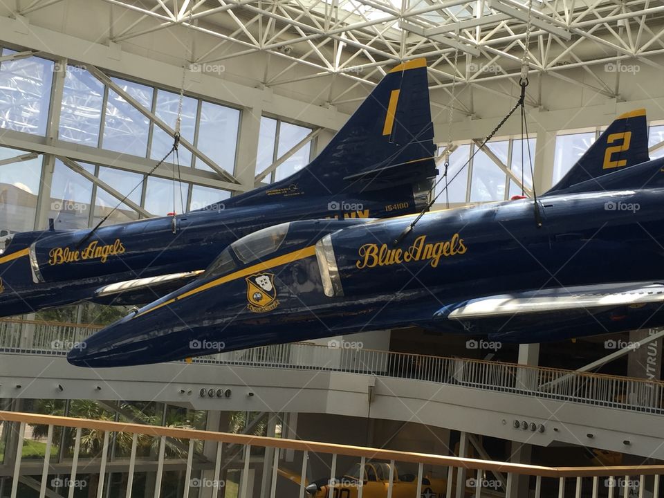 Airplane museum in Pensacola, Florida 