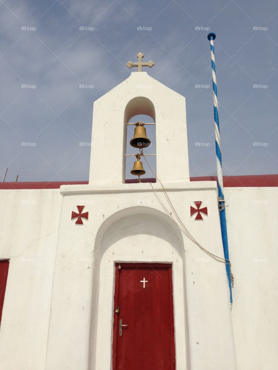 Mykonos Greek church 