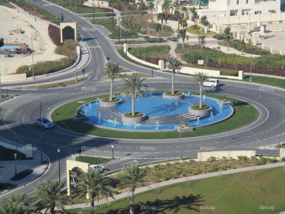 Beautiful roundabout 