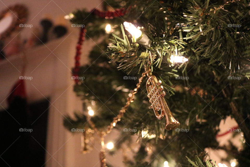 Garland on the Christmas tree!