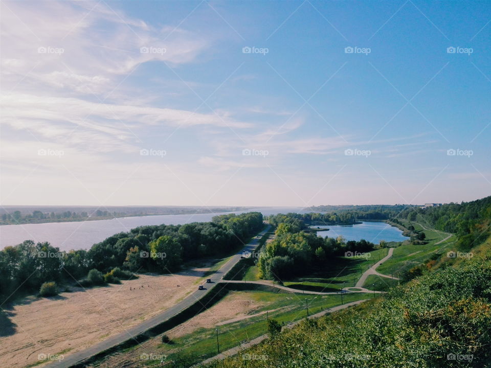 View of scenic landscape