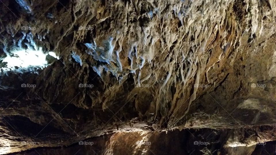 Cavern Ceiling. Nature's wonder, made through the millenia