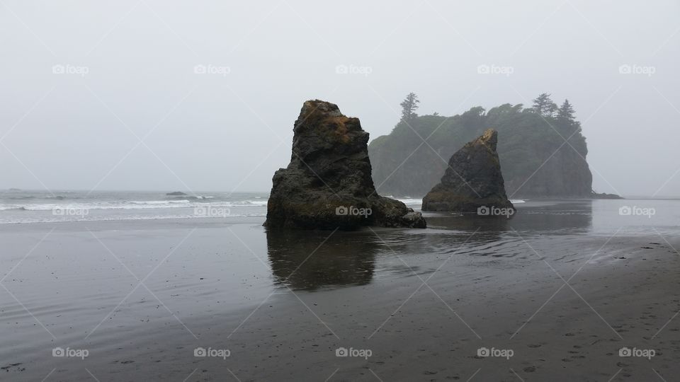 beach rocks island