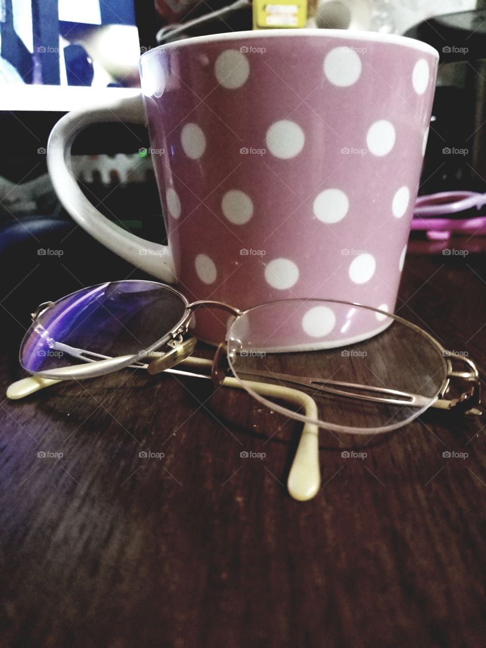 mug and glasses