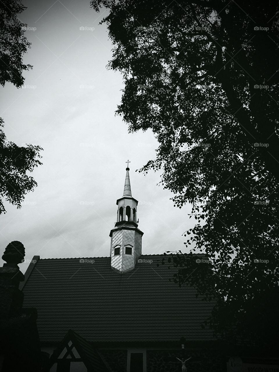 Church in Stary Żagań, Poland.