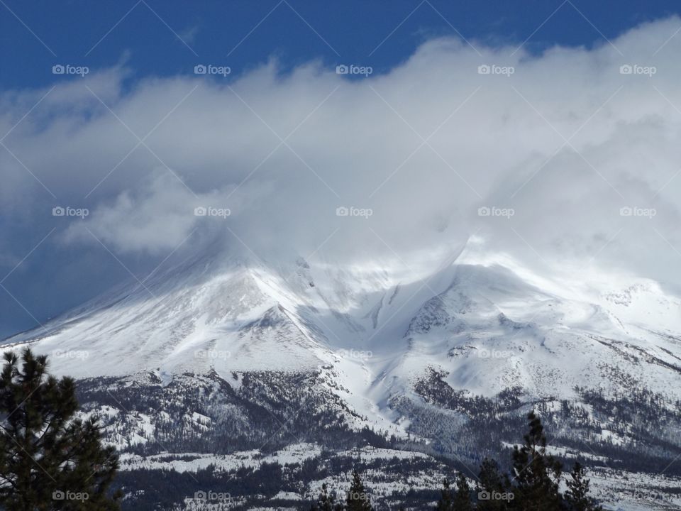 Mount Shastina. Shastina is the highest satellite cone of Mount Shasta.