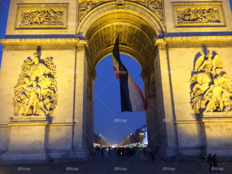 Perspective. Arc de Triomphe