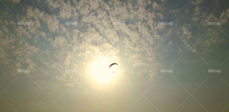 Paraglider eclipse