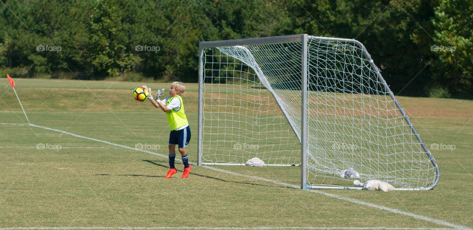 soccer goalie catch