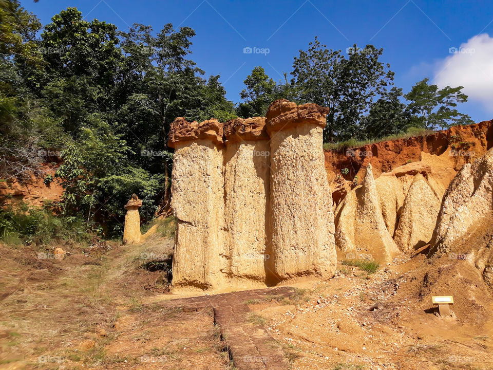 Grand Canyon of Thailand was known as Phae Mueang Phi ,Phrae in Thailand