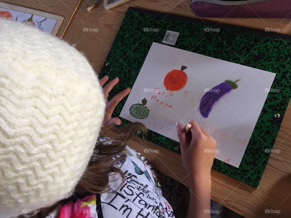 How to draw vegetables 