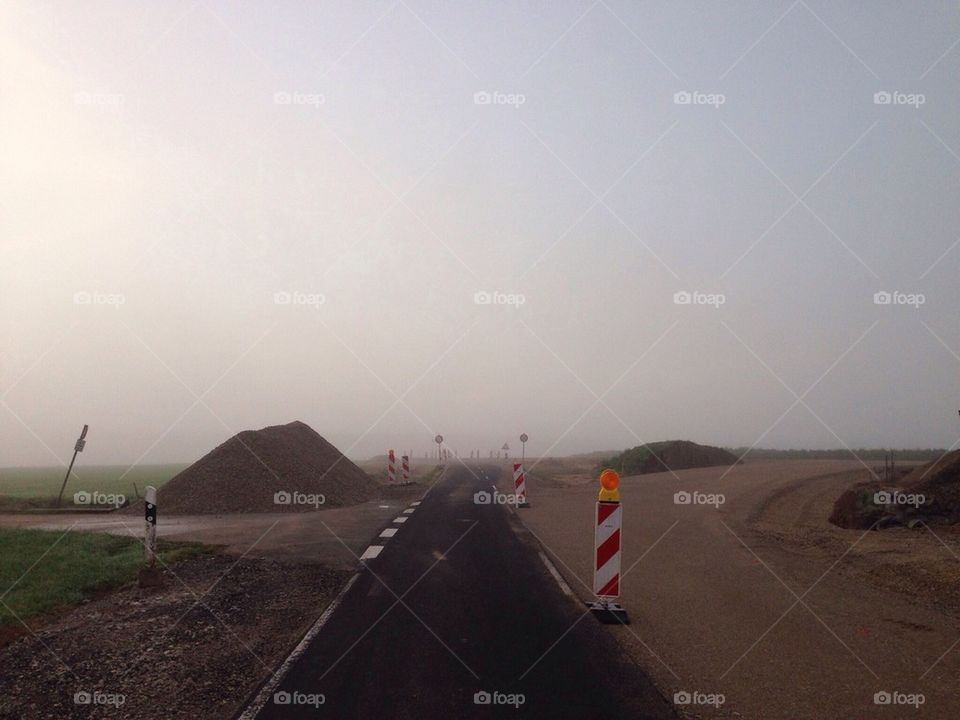 Road in fog I