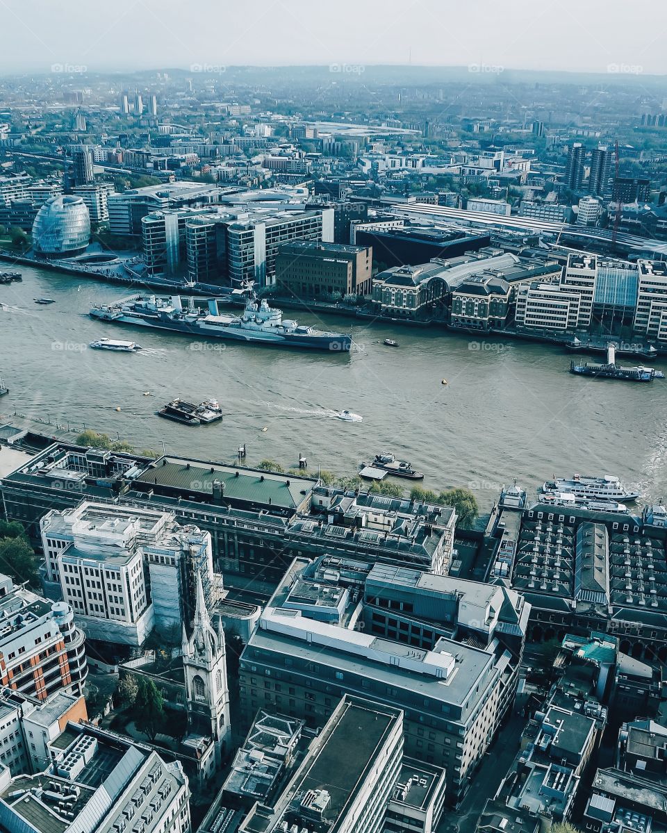 London from above