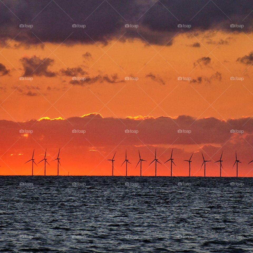 Sunset over Öresund