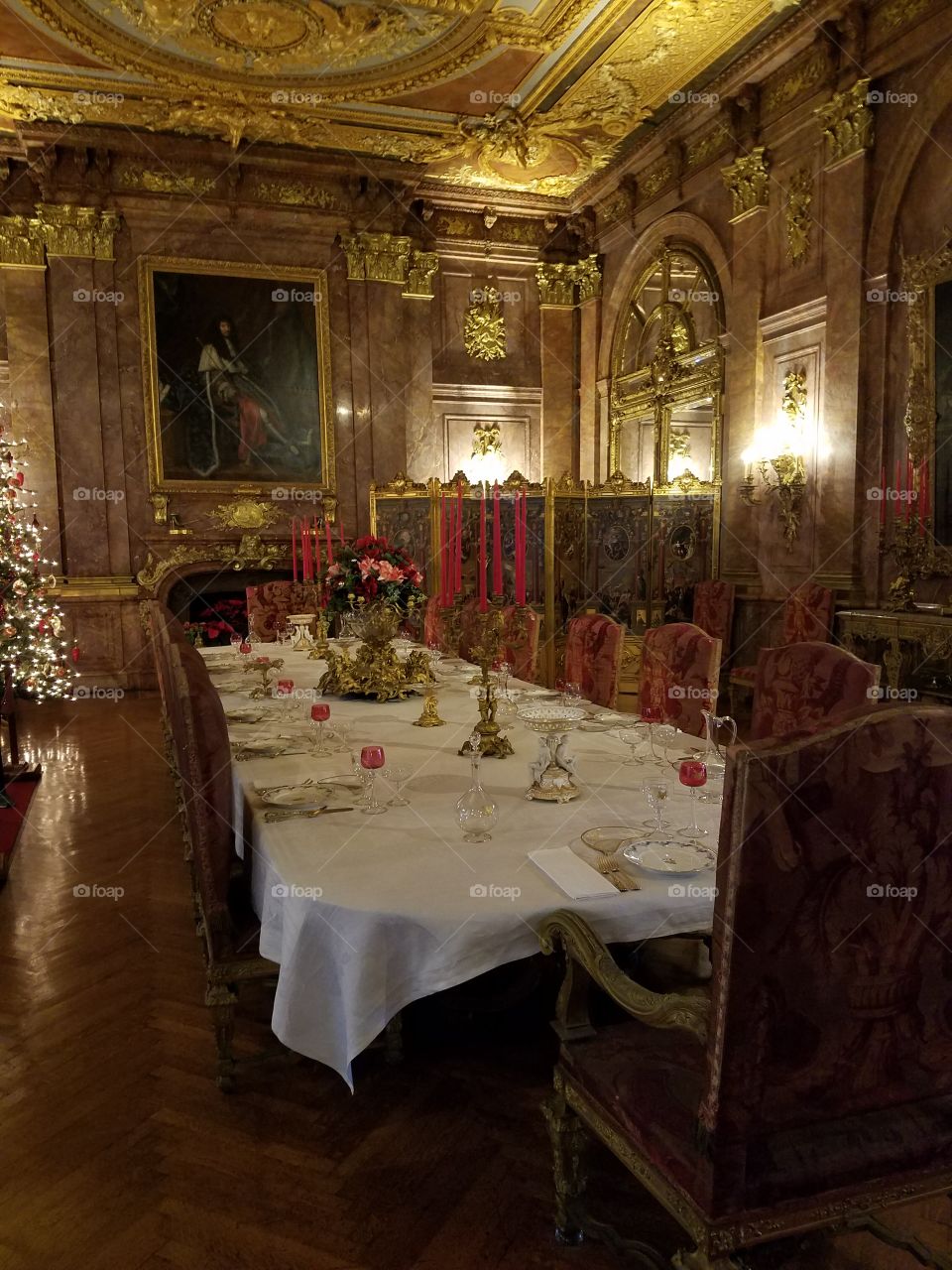 Dinner Table at Newport Mansion