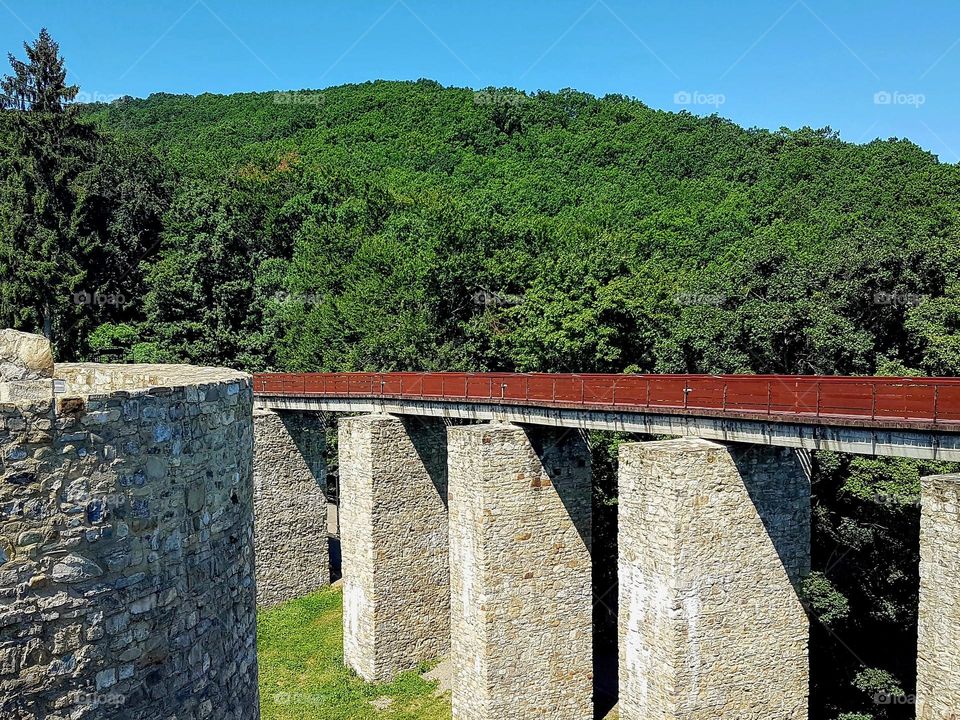 the bridge of the Neamt fortress