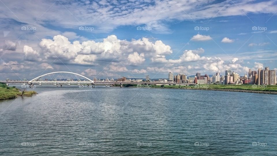 Took this shot while on a bullet train.