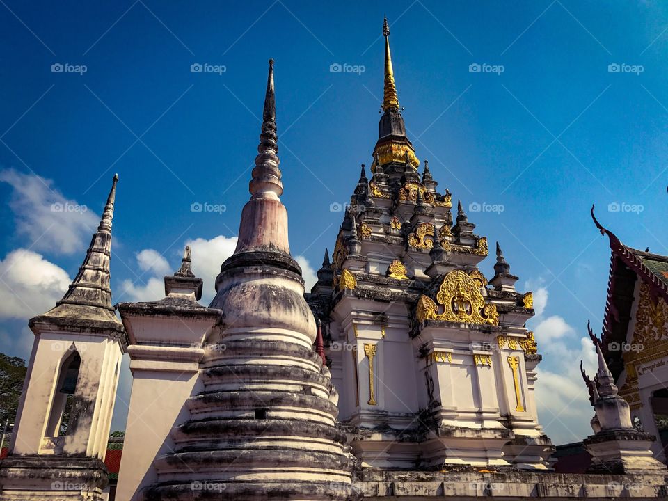 Phra Borommathat Chaiya Temple, Surat Thani, south of Thailand.