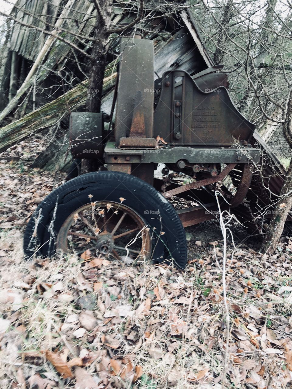 Old farm equipment for bd on hunt today. 