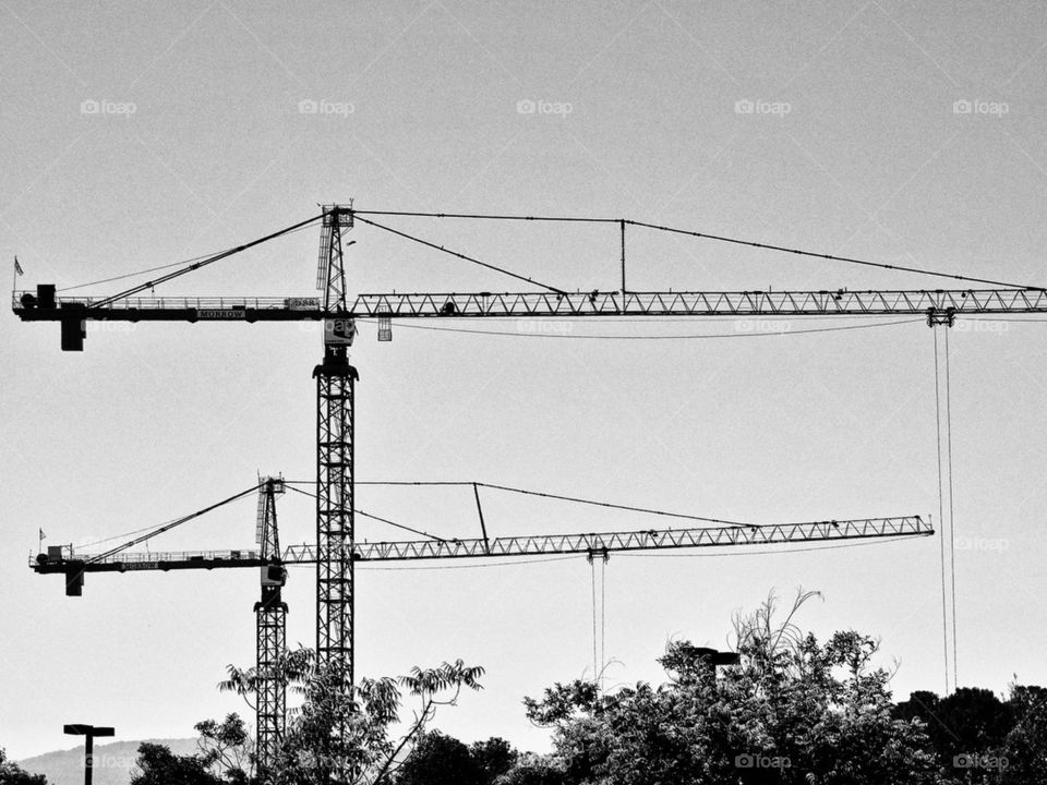 Giant Construction Cranes